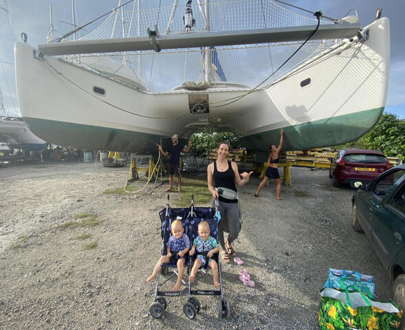 Baby Stroller View of Boat
